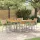 Kert étkező szett 7 pcs Szürke és barna 180 x 90 x 75 cm