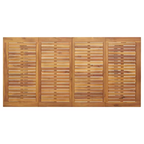 Kert étkező szett 7 pcs Szürke és barna 180 x 90 x 75 cm