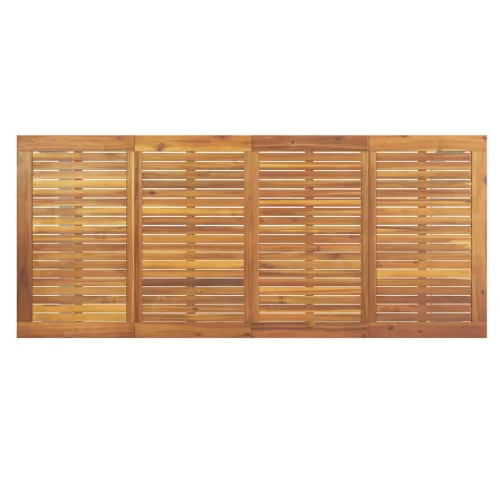 Kert étkező szett 9 pcs Szürke és barna 200 x 90 x 75 cm