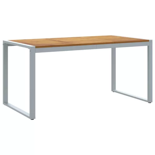 Kert étkező szett 5 pcs Szürke és barna 160 x 80 x 75 cm