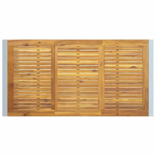 Kert étkező szett 5 pcs Szürke és barna 160 x 80 x 75 cm