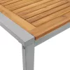 Kert étkező szett 5 pcs Szürke és barna 160 x 80 x 75 cm