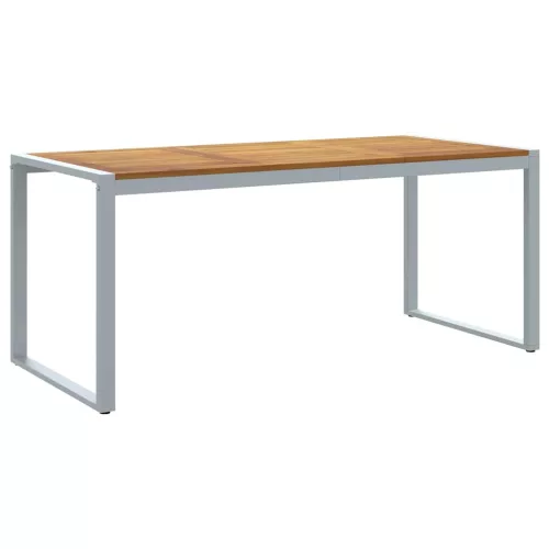 Kert étkező szett 5 pcs Szürke és barna 180 x 90 x 75 cm
