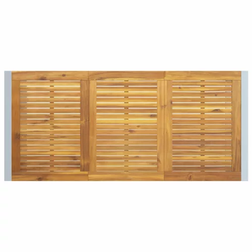 Kert étkező szett 5 pcs Szürke és barna 180 x 90 x 75 cm