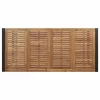 Kert étkező szett 7 pcs Fekete és barna 200 x 90 x 75 cm