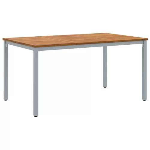 Kert étkező szett 5 pcs Szürke és barna 150 x 90 x 75 cm