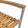 Kert étkező szett 5 pcs Szürke és barna 180 x 90 x 75 cm