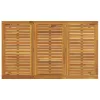 Kert étkező szett 7 pcs Szürke és barna 150 x 90 x 75 cm