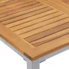 Kert étkező szett 7 pcs Szürke és barna 150 x 90 x 75 cm