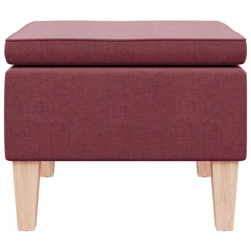 Bordó szövetszék falábakkal