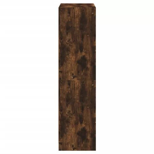 Füstös tölgy színű magasszekrény ajtókkal 68x37x142 cm