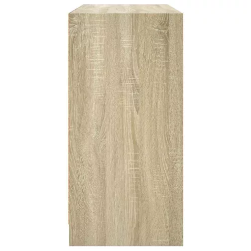 Sonoma tölgy színű szerelt fa tálalóasztal 102x37x75,5 cm