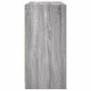 Szürke sonoma színű szerelt fa tálalószekrény 102x37x75,5 cm