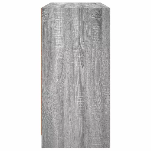 Szürke sonoma színű szerelt fa tálalószekrény 102x37x75,5 cm