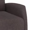 Sötétbarna szövet felállást segítő fotel