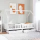 Tömör fenyőfa gyerekágykeret fiókokkal 90 x 200 cm