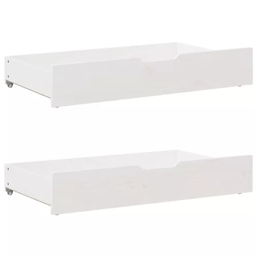 Tömör fenyőfa gyerekágykeret fiókokkal 90 x 200 cm