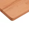 Acél és tömör bükkfa falra szerelhető mosdópolc