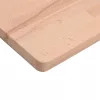 Acél és tömör bükkfa falra szerelhető mosdópolc