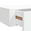 Fehér MDF falra szerelhető fiókos polc 60 x 23,5 x 10 cm