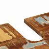 Fürdőszoba bútor szett 2 pcs Szilárd újrahasznosított fa