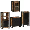 Fürdőszoba bútor szett 4 pcs Szilárd újrahasznosított fa