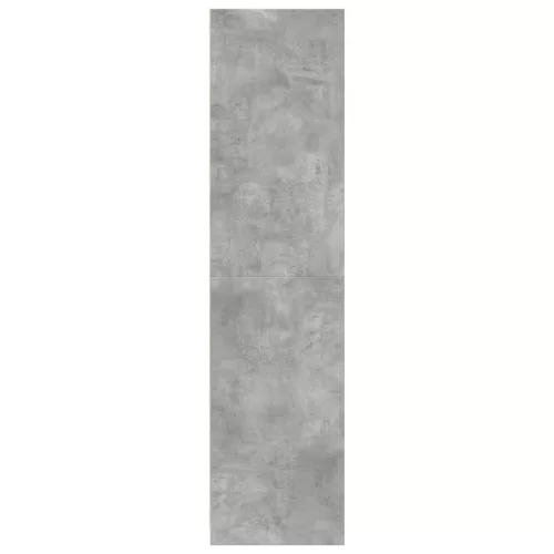 Betonszürke szerelt fa ruhásszekrény 30 x 50 x 200 cm