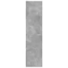 Betonszürke szerelt fa ruhásszekrény 80 x 50 x 200 cm