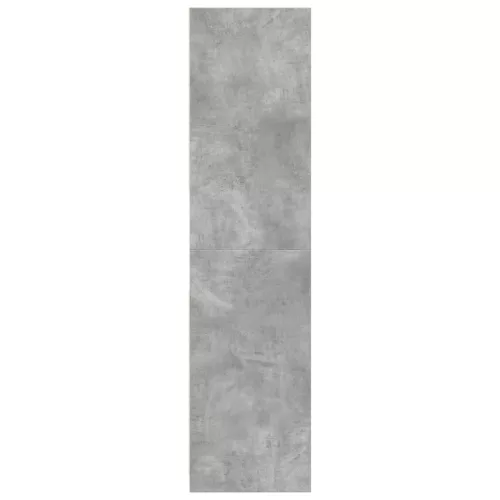 Betonszürke szerelt fa ruhásszekrény 80 x 50 x 200 cm