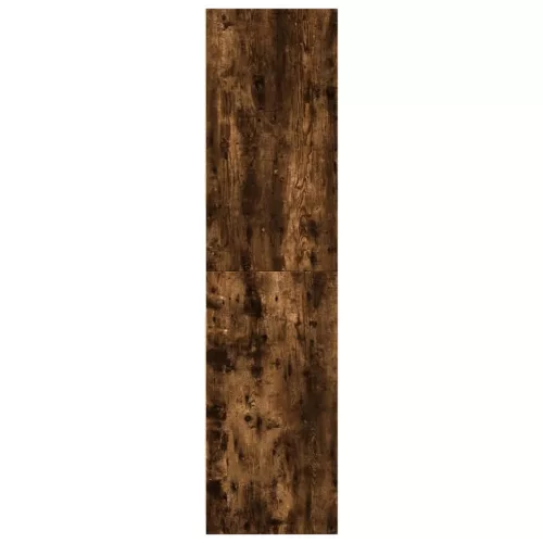 Füstös tölgy színű szerelt fa ruhásszekrény 80 x 50 x 200 cm