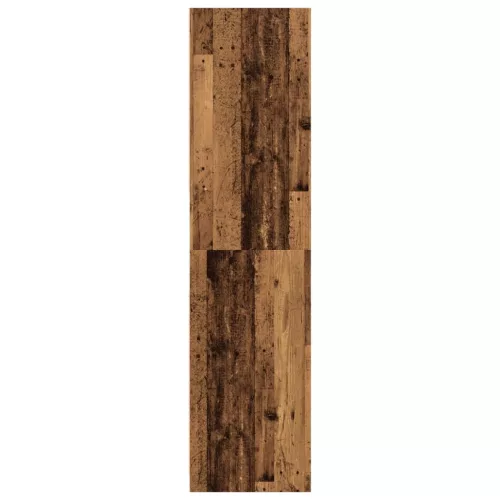 Antik fa színű szerelt fa ruhásszekrény 80 x 50 x 200 cm
