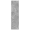 Betonszürke szerelt fa ruhásszekrény 30 x 50 x 200 cm