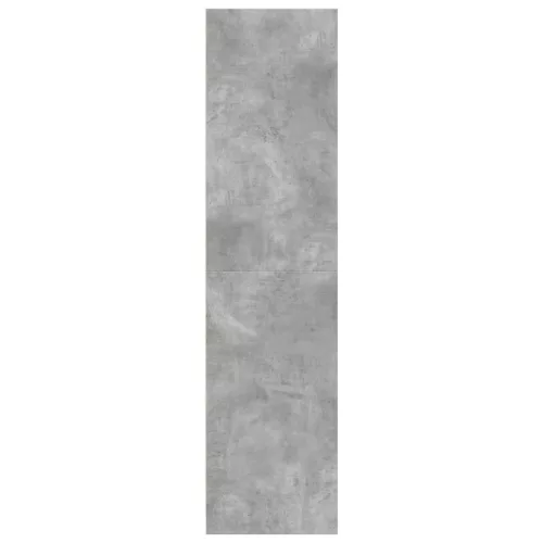 Betonszürke szerelt fa ruhásszekrény 30 x 50 x 200 cm
