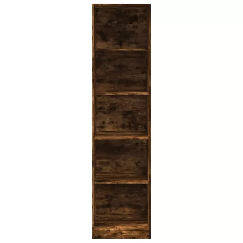 Tölgy színű szerelt fa ruhásszekrény 50 x 50 x 200 cm