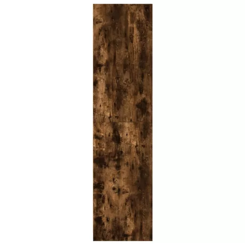 Tölgy színű szerelt fa ruhásszekrény 50 x 50 x 200 cm