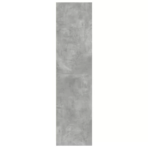 Betonszürke szerelt fa ruhásszekrény 80 x 50 x 200 cm