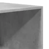 Betonszürke szerelt fa ruhásszekrény 80 x 50 x 200 cm