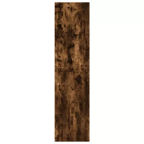 Füstös tölgy színű szerelt fa ruhásszekrény 80 x 50 x 200 cm