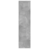 Betonszürke szerelt fa ruhásszekrény 100 x 50 x 200 cm