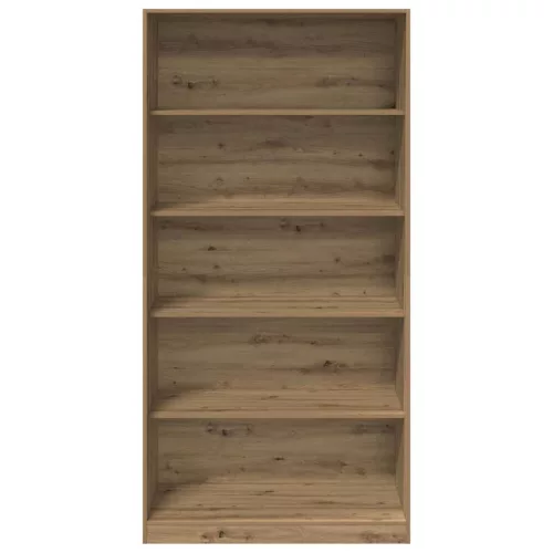 Kézműves tölgy színű szerelt fa ruhásszekrény 100 x 50 x 200 cm