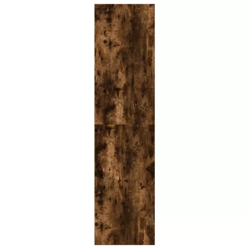 Füstös tölgy színű szerelt fa ruhásszekrény 30 x 50 x 200 cm