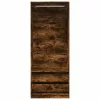 Füstös tölgy színű szerelt fa ruhásszekrény 80 x 50 x 200 cm