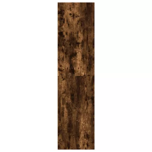 Füstös tölgy színű szerelt fa ruhásszekrény 80 x 50 x 200 cm