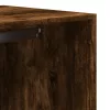 Füstös tölgy színű szerelt fa ruhásszekrény 80 x 50 x 200 cm