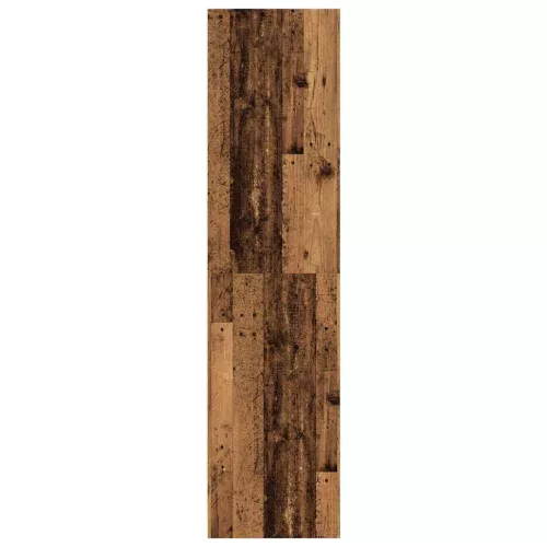Antik fa színű szerelt fa ruhásszekrény 80 x 50 x 200 cm
