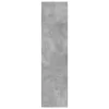 Betonszürke szerelt fa ruhásszekrény 80 x 50 x 200 cm