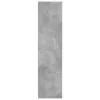 Betonszürke szerelt fa ruhásszekrény 80 x 50 x 200 cm