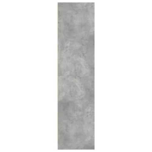 Betonszürke szerelt fa ruhásszekrény 80 x 50 x 200 cm