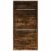 Füstös tölgy színű szerelt fa ruhásszekrény 100 x 50 x 200 cm
