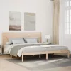Tömör fa extra hosszú ágykeret matrac nélkül 180 x 210 cm